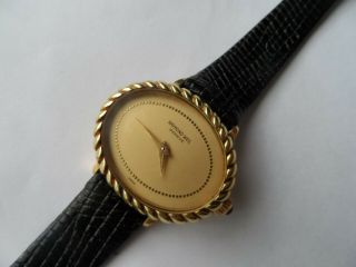 Vintage Raymond Weil Gold Plated 17 Jewels Mechanical Swiss Ladies Watch.