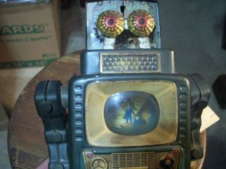 vintage toy robot,  battery space walking unusual toy,  old,  or display 7