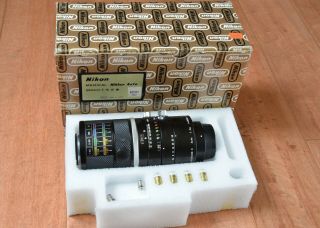 Nikon Nikkor Auto Medical 200mm F/5.  6 Lens W Box Vintage F Collectable