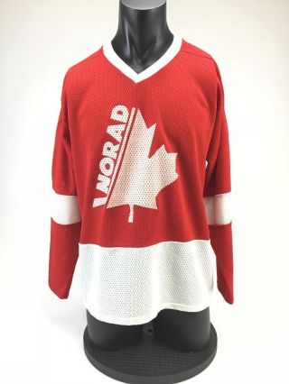 Vintage Norad Maple Leaf Cooper Hockey Jersey