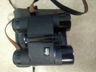 Vintage Leitz Binoculars 8x32 150m @ 1000m W/original Hard Case &strap