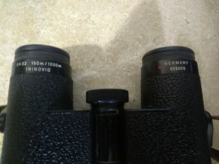 Vintage Leitz binoculars 8x32 150m @ 1000m w/original Hard Case &Strap 2