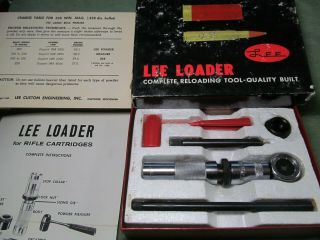 Lee Loader.  338 Win.  Mag.  - Vintage Set - Possibly Nos -