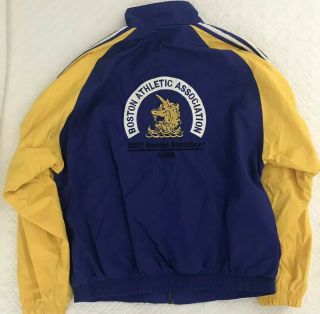 Vintage Adidas Boston Marathon Jacket 100th Anniversary 1996 Size M Medium Rare