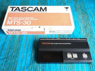Tascam Mts - 30 Midi Tape Synchronizer W/ Box,  Ac Adapter - 80 