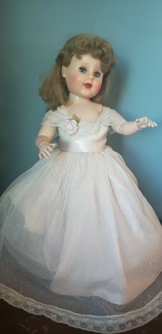 Madame Alexander 1950s Vintage 18 " Madeline Fashion Doll Brides Maid