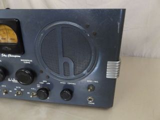 Vintage Hallicrafters S - 20R Sky Champion Ham Radio Receiver 4