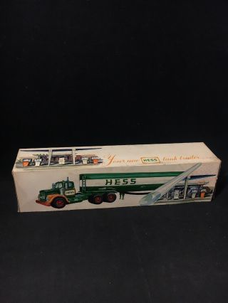 Rare Vintage 1968 1969 Marx Gasoline Toy Tanker Truck With Box