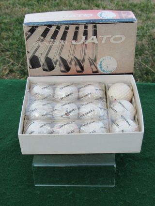 1950s General Jato Golf Balls Box 1 Dozen Vintage By General Tire & Rubber