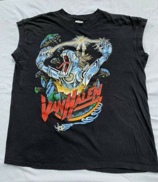 Vintage Van Halen Shirt Sleeveless Size Xl