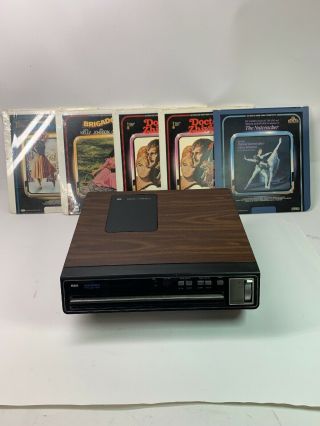 Vintage Rca Selectavision Videodisc Capacitance Electronic Disc Player Sgt101