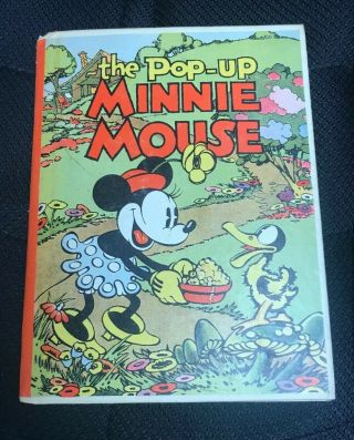 Vintage 1933 Disney’s Minnie Mouse Pop - Up Book First Edition