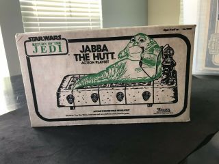 Vintage 1983 Kenner Star Wars Jabba The Hutt Playset Misb Line Art