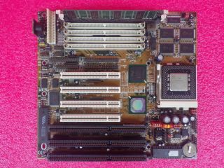 Vintage Vtech 35 - 8333 - 01 Motherboard With Cpu Intel Pentium 233mmx And 64mb Dimm