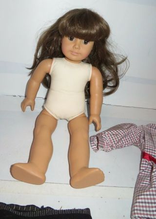 Vintage American Girl Pleasant Company Samantha Doll White Body Meet Outfit 1986 8