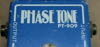 VINTAGE IBANEZ PT - 909 PHASE TONE PHASER EFFECTS PEDAL BUTTERFLY LOGO JAPAN MADE 8