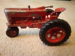 Vintage 1950s - 60s,  Die - Cast Mccormick Farmall 400 Tractor Toy,  1:16 Scale,