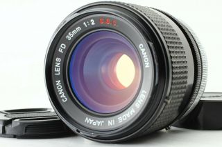 RARE {N.  Mint} Canon FD 35mm f2 S.  S.  C.  SSC Wide Angle MF Lens for JAPAN 100h 2