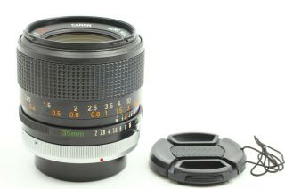 RARE {N.  Mint} Canon FD 35mm f2 S.  S.  C.  SSC Wide Angle MF Lens for JAPAN 100h 8
