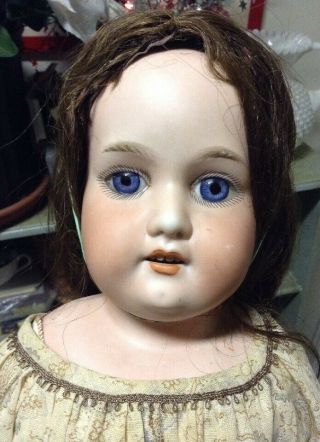 Antique German Doll 27 Inches Tall A & M