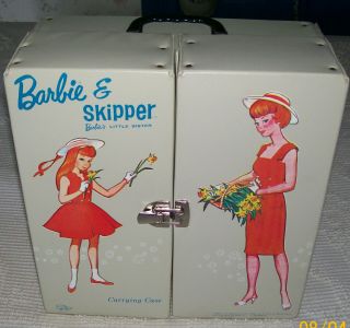 Vintage Spp Barbie Skipper Doll Clothing Case From 1964 No Splits