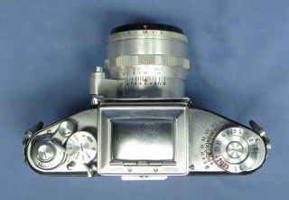 Vintage EXAKTA VX Camera w/Carl Zeiss Jena Biotar 58mm f/2 Lens EXC 4