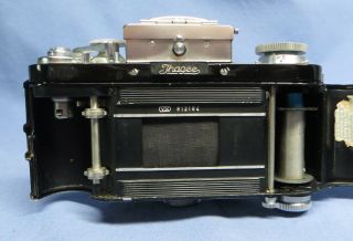 Vintage EXAKTA VX Camera w/Carl Zeiss Jena Biotar 58mm f/2 Lens EXC 6