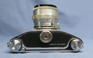 Vintage EXAKTA VX Camera w/Carl Zeiss Jena Biotar 58mm f/2 Lens EXC 7