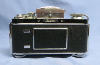 Vintage EXAKTA VX Camera w/Carl Zeiss Jena Biotar 58mm f/2 Lens EXC 8