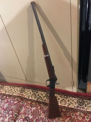 Vintage 1960’s Toy Cap Gun Mattel Shootin Shell Rolling Block Rifle 29 " Long