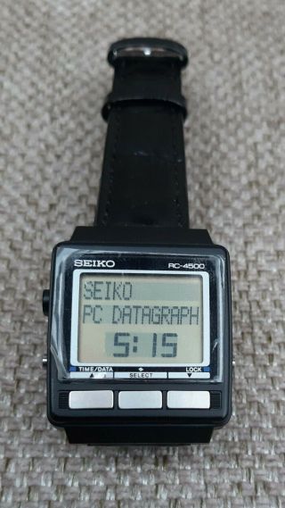 SEIKO RC - 4500 PC - Datagraph - RARE Vintage Digital 