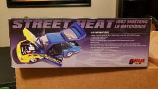 GMP Street heat 1987 Mustang LX hatchback one of the current rare Diecas 4