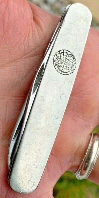 Vintage Otis Elevator Co.  Advertising Pocketknife Multi - Tool Bottle Opener Knife