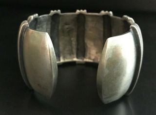 Unique and Gorgeous Vintage Sterling Silver Cuff Bracelet 3
