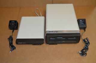 Vintage Atari 1030 Modem & 1050 Floppy Disc Drive