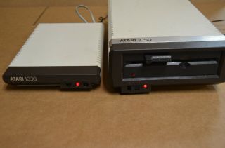 Vintage Atari 1030 Modem & 1050 Floppy Disc Drive 2