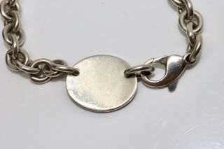 A Vintage ' Please Return To ' Tiffany & Co Sterling Silver 925 Necklace 4