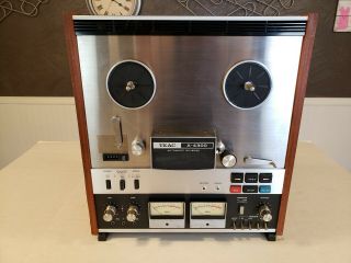 Vintage Teac A - 4300 Automatic Reverse Reel To Reel Tape Deck Rtr