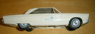 Vintage Promo Model 1966 Plymouth Fury III with Driver Education Decals 3