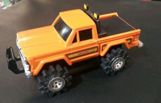 Vintage Schaper Stomper 4x4 (orange Jeep Honcho) Runs Strong W/ Light
