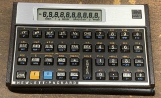 Vintage Hewlett Packard Hp - 11c Calculator Usa W/ Pouch - /