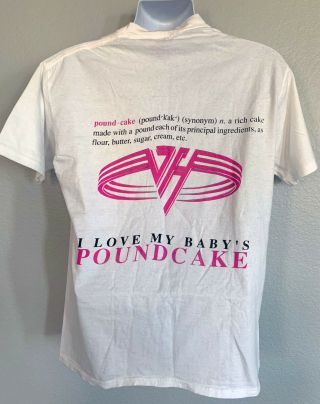 Van Halen T - Shirt VTG 1991 For Unlawful Carnal Knowledge 1991 poundcake SZ XL 3