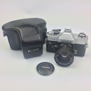 Vtg Fujica St801 Camera Ebc Fujinon 55mm Japan With Lens And Fujic Case