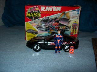 Vintage Mask " Raven " Corvette With Calhoun Burns 1986 Complete