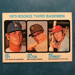 1973 Topps Set Mike Schmidt Rookie Rare High 615 Phillies - Nm/mint