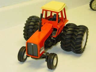 Vintage Ertl Allis Chalmers 7080 Dual Rears Tractor,  Cast Farm Toy 7