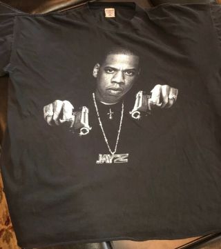 Jay Z Vintage Street/bootleg T Shirt Rare Rap Tee Xxxl 3xl Vintage