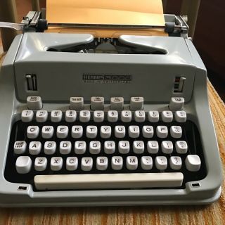 Hermes 3000 Switzerland Vintage Portable Typewriter