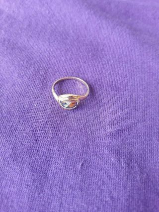 Vintage 10k Gold Bfcl Rainbow Girls Ring Size 6.  25