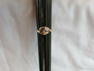 Vintage 10k Gold BFCL Rainbow Girls Ring Size 6.  25 3